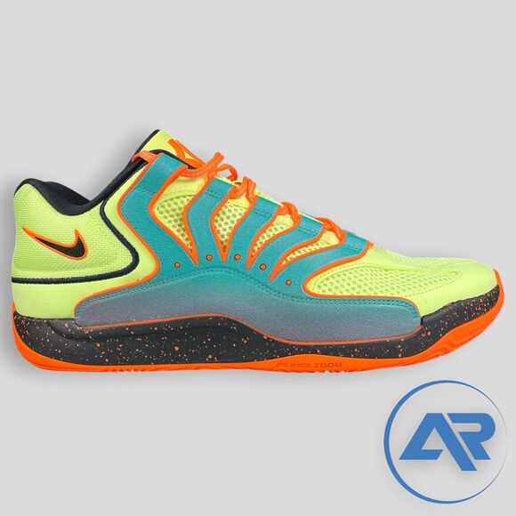 Nike KD18 NRG Timeline Clear Black Lime Basketball Men's Size 14 HV1993-301 - Picture 2 of 7